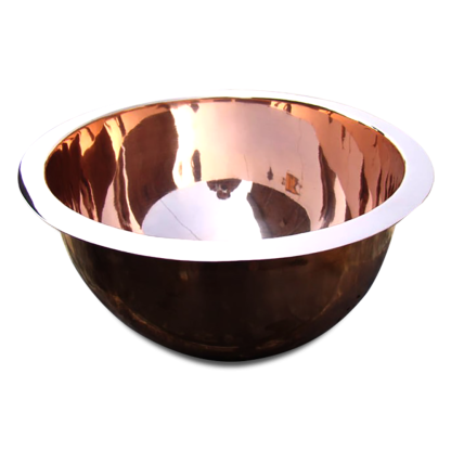 Gauge Under mount Round-Bowl Copper Basins & Sinks