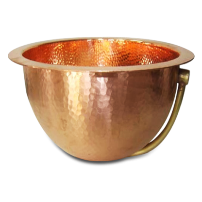 Gauge Under mount Round-Bowl Copper Basins & Sinks