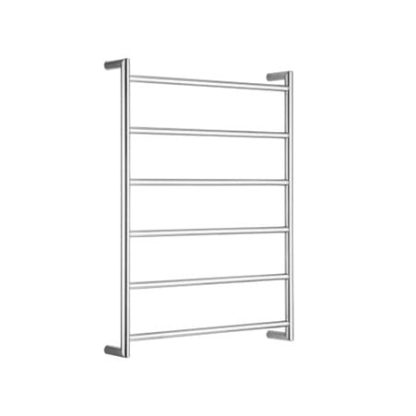 SS Round Miter Joint Heated Towel Rail –800mm x 500mm in Chrome